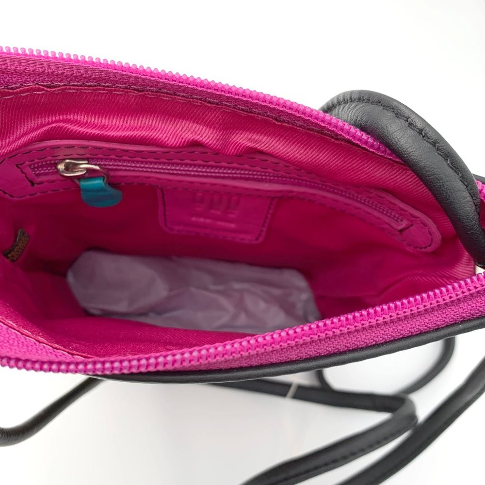 Leather (Rfid Blocking) Multi-Colored Small Cross… - image 3